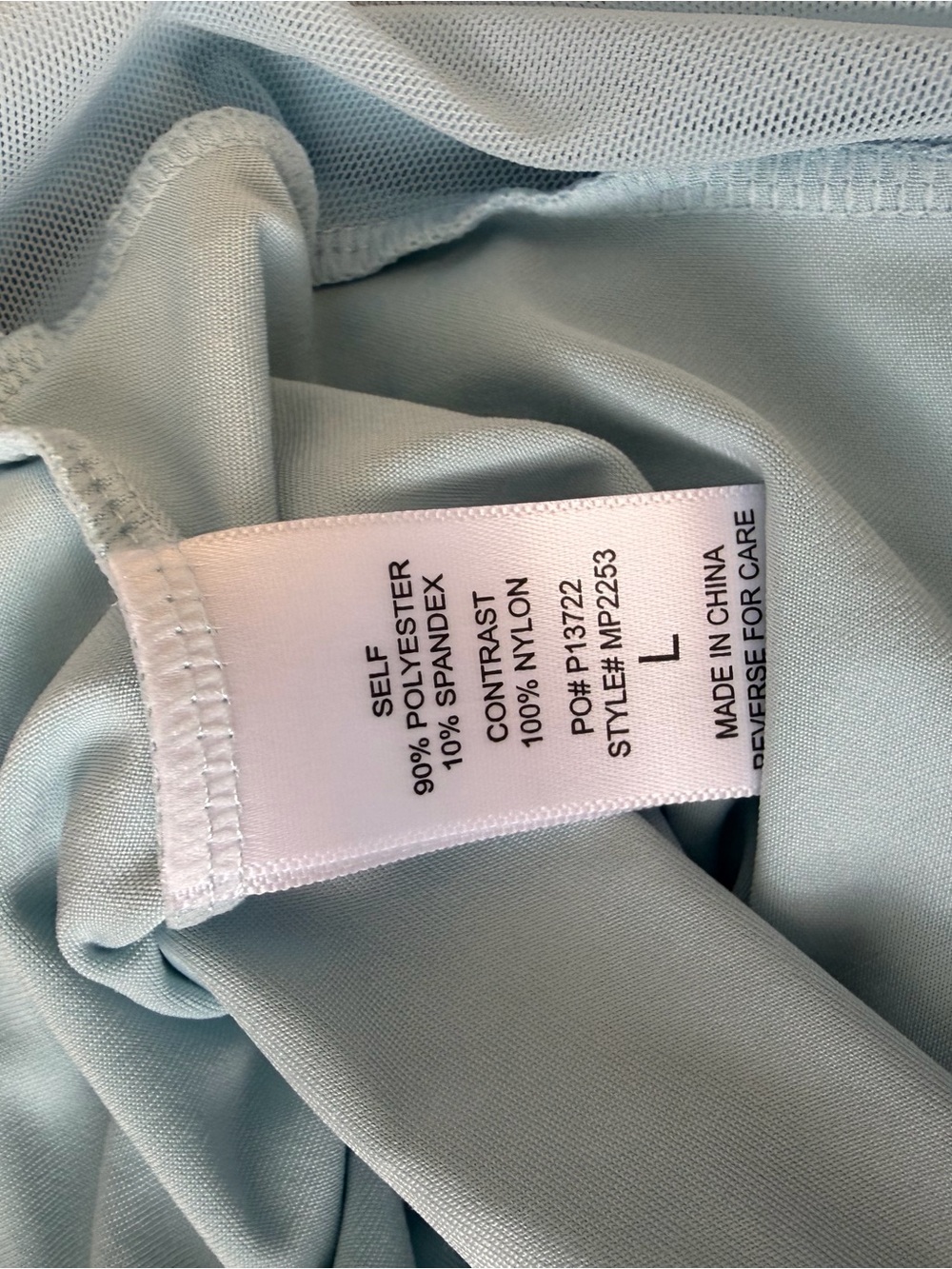 Timing Light Blue Tiered Ruffle Skort - Picture 7 of 7